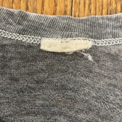 Single Stitch Vintage Playboy T-Shirt Gray Made USA RED WHITE BLUE