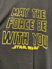 Homage Star Wars May The Force Be With You T-Shirt Mens XL