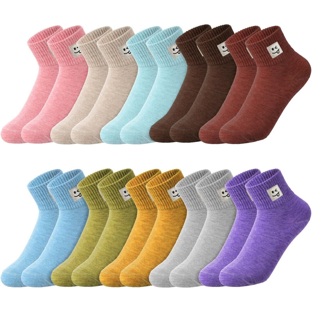 10 Pairs Socks Elastic Ankle Length Cotton Socks Aesthetic Socks Cute Socks L…
