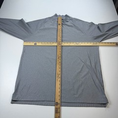 Footjoy Shirt Mens Extra Large XL Gray Turtle Neck Lightweight Stretch Golf