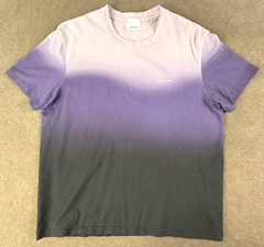 Isabel Marant Honore Tee Purple Tri-color Logo T-shirt Size M Made In Portugal