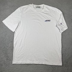 Zara x RHUDE Shirt Mens Large White Short Sleeve Tee Rhuigi Heavy Cotton Basic