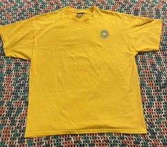 Vintage NHS Slime Ball Skateboards Yellow T Shirt Sz 2XL (25.5in W X 30in L) Y2K