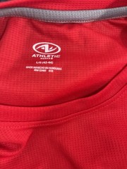 Athletic Works Men’s Red T-Shirt Short Sleeve Size L (42-44)