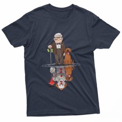 Disney Pixar Up Carl and Dug Horror Character T-Shirt