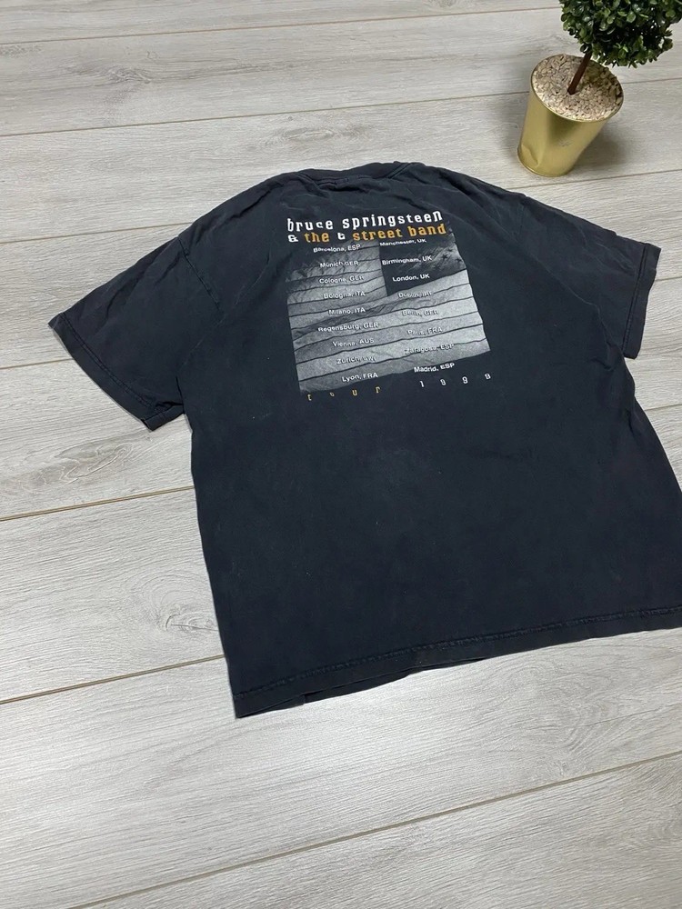 T-Shirt Bruce Springsteen E Street Band Vintage 1999 Tour big logo made in USA