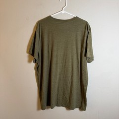 Lucky Brand Mens XXL Olive Green Heathered American To The Core Graphic T-Shirt