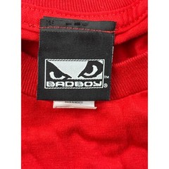 Vintage Bad Boy T-Shirt Men S Red MMA Eyes Graphic Cotton Streetwear Fight Y2K