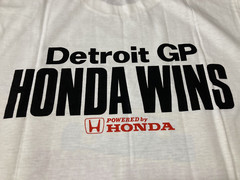 Canon Williams Honda Formula 1 Detroit Grand Prix Tee T Shirt One Size Vtg 1985