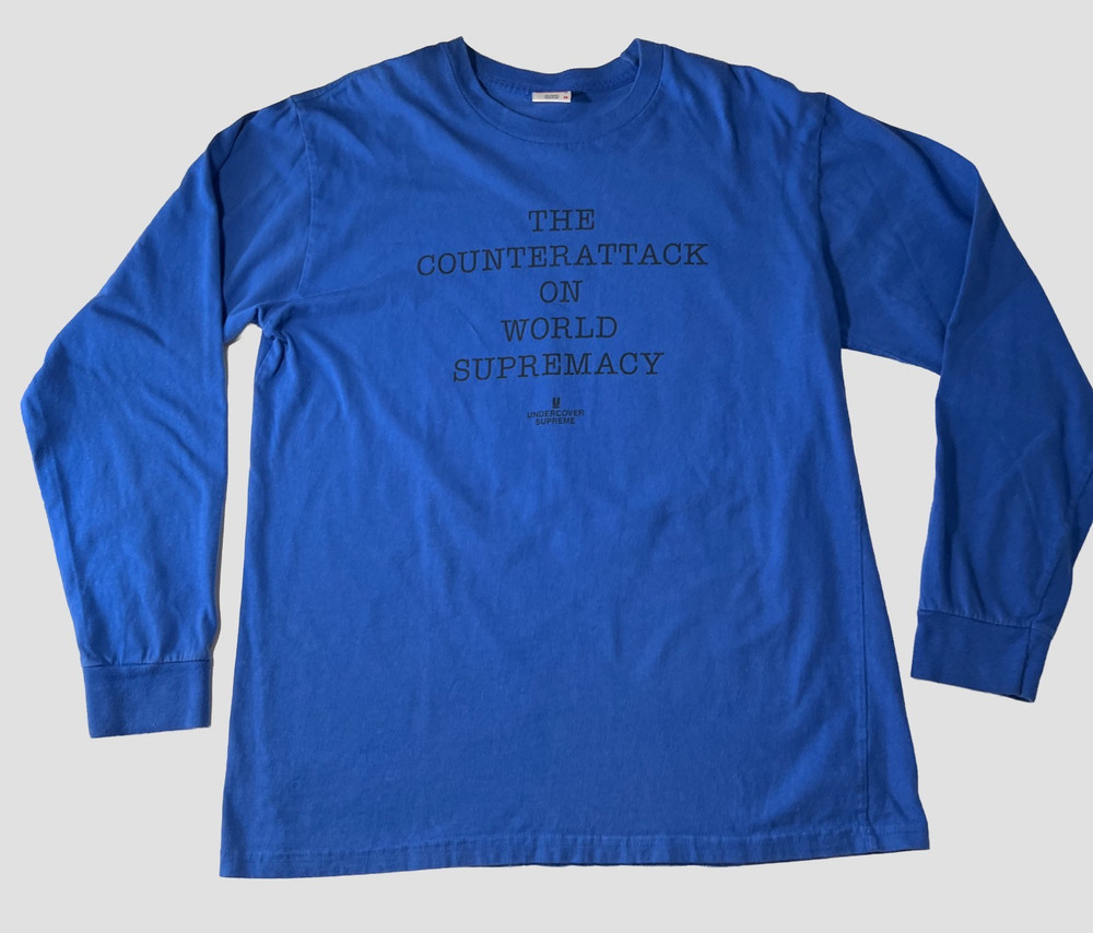 Supreme x UNDERCOVER Public Enemy Counterattack Long Sleeve Shirt Size M Good