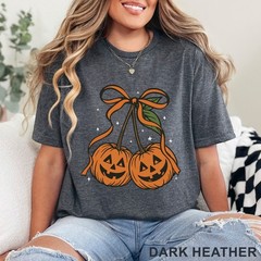 Pumpkin Cherries Autumn Girly Shirt, Halloween Pumpkin Shirt, Fall Theme, 203650