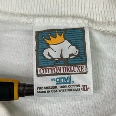 Vintage Film Crew Shirt Adult XL White TV Doctor News Anvil Cotton Deluxe USA