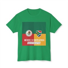 Mexico vs South Africa Soccer Score T-Shirt | 2-0 Match Design