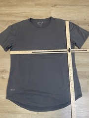 BYLT Shirt Mens L Premium Basics Drop Cut Lux Performance Workout Gym Training