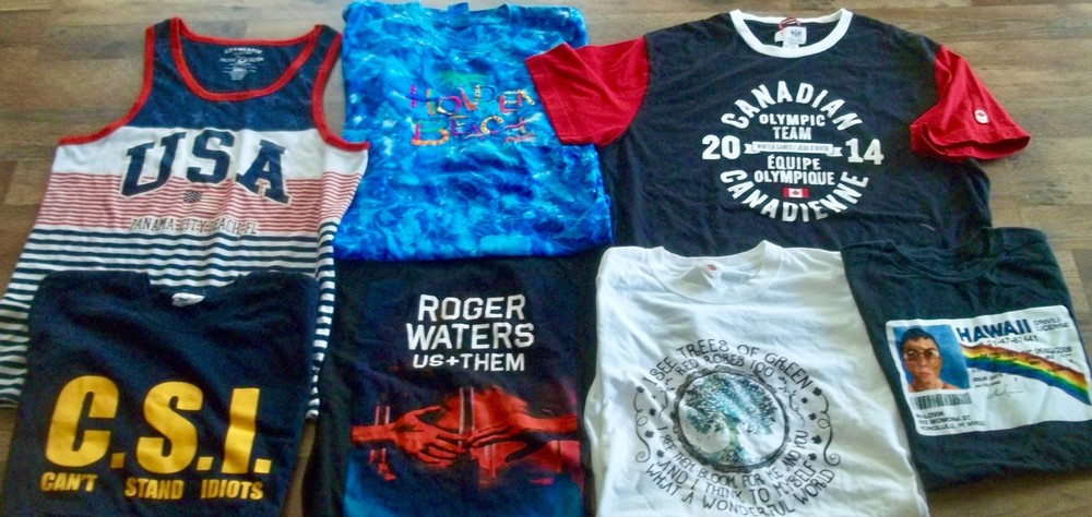Vintage-Now Lot Bundle Lot Of 7 Graphic T Shirts • Various Genres / Sizes • READ