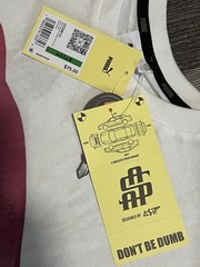 PUMA ASAP Rocky Flacko Smile Graphic Crew Neck Short Sleeve White T-Shirt Mens L