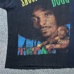 Vintage 1990s Snoop Dogg Tupac 2 Of Amerikaz Most Wanted Rap Tee T-Shirt Sz L