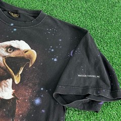 Vintage Native Worlds Crazy Horse Eagle Night Sky All Over Print Tshirt