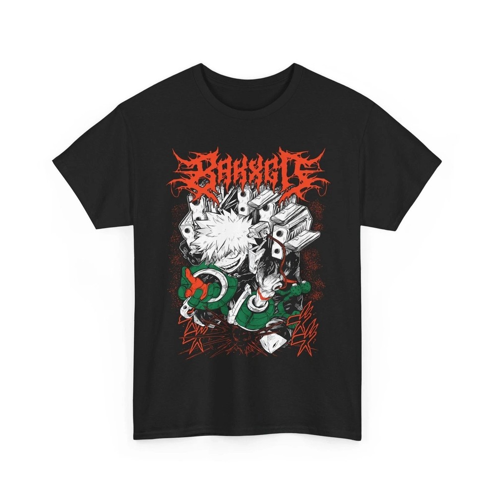 My Hero Academia Bakugo Katsuki Anime Graphic Tee Mens Unisex Cotton