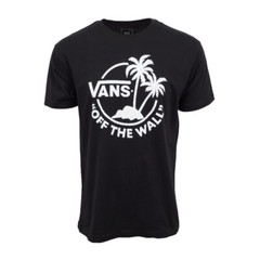 VANS MENS OFF THE WALL ISLAND T SHIRT BLACK NEW