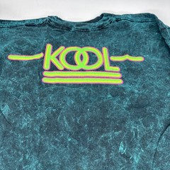 Vintage Kool T-Shirt Mens Size XL Cigarettes Tie Dye Single Stitch USA 90s Green