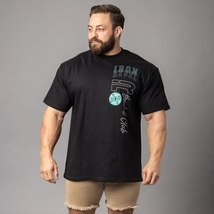 Men’s 100% Cotton Oversized Crew Neck Printed Tshirt Short Sleeve Gym Training