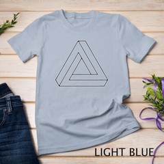 Sacred Geometry Shirt – Geometric Penrose Triangle T Shirt Unisex T-shirt