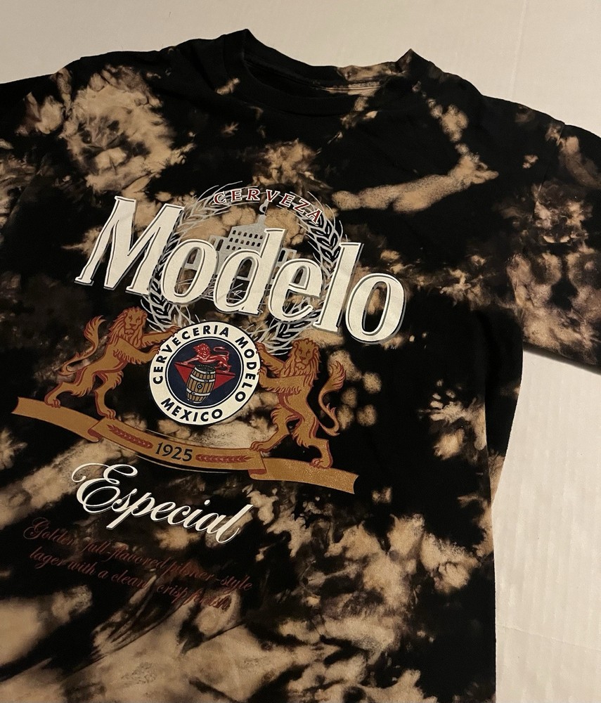 NEW Diamond Supply Co x Modelo Especial Beer Tie Dye Acid T-Shirt SMALL Cerveza