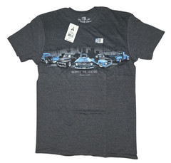 Men’s T Shirt “RESPECT THE LEGEND” Size medium – Cars Trucks Racing-NWT