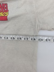 Marvel T-shirt Men Medium Beige Graphic Print Logo. #44367
