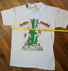 California Raisin Raisin Ruckus Cincinnati Vintage Single Stitch T Shirt Size XS