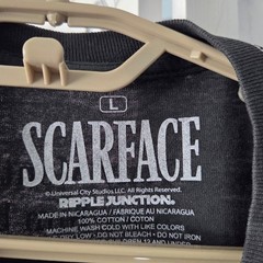 Scarface Tony Montana Movie Graphic T-Shirt Ripple Junction Black Size L NWOT