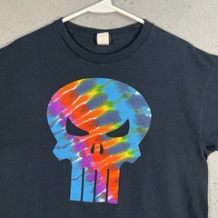 Marvel Comics Mad Engine Punisher T Shirt Adult Medium Black Mens