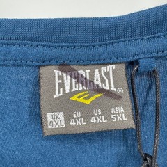 Everlast Mens 4XL Y2K T Shirt Blue Graphic Print Short Sleeve Boxing MMA