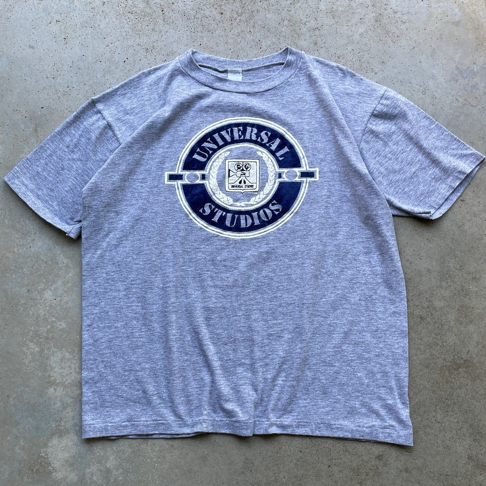 Vintage Universal Studios Hollywood T-Shirt Men’s XL Heather Gray USA Made
