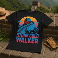 The Great Wall Of China T-Shirt – “Stone Cold Walker” Graphic Tee