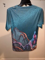 UPF 50+ Sun Shirt Stephen McIntyre Mens S Color Art Dry Wick Swim Sport fishing