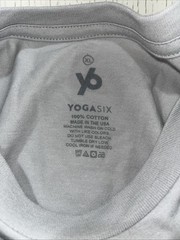 Y6 Yogasix T Shirt Men’s XL Gray Short Sleeve Casual Active Stylish Exercise New