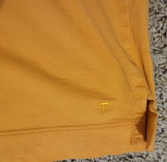 Left Coast Tee Men’s Large Orange Pima Cotton Short Sleeve Crew Neck T-Shirt