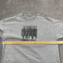 JERSEY BOYS Shirt Mens Extra Large Gray Graphic Frankie Valli Four Seasons Y2K