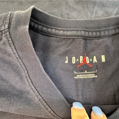 Jordan Men’s Graphic T-Shirt Navy Blue Size M | Michael Jordan Collage Tee