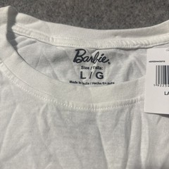 NWT Barbie Dream house T shirt Mens Large Unisex White Graphic Print Malibu