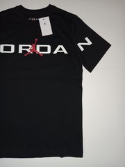 Nike Air Jordan Black Shirt Jumpman Logo Size Medium Brand New