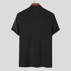Men’s Turtleneck Slim Fit Basic Tops Lightweight Pullover Long Sleeve T Shirt