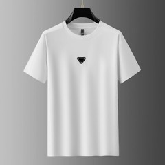 New Fashion Trend Embroidered Summer Short Sleeve Luxury Men Streetwear T-Shirt