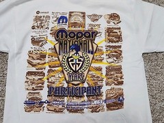 2005 Jerzees Mopar Nationals 25th Anniversary Tee Double Sided Graphic Large
