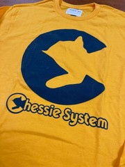 Chessie System Long Sleeve T-Shirt Gold/Navy Blue Logo