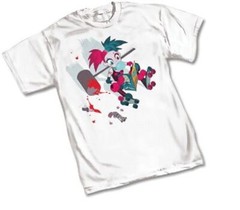 DC Comics Harley Quinn Roller Skates – Adult Licensed T-Shirt