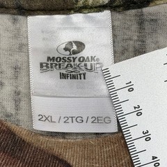 Mossy Oak Mens Size 2XL Break-Up Infinity Camo Brown Tree Leaf L/S T-Shirt 93846