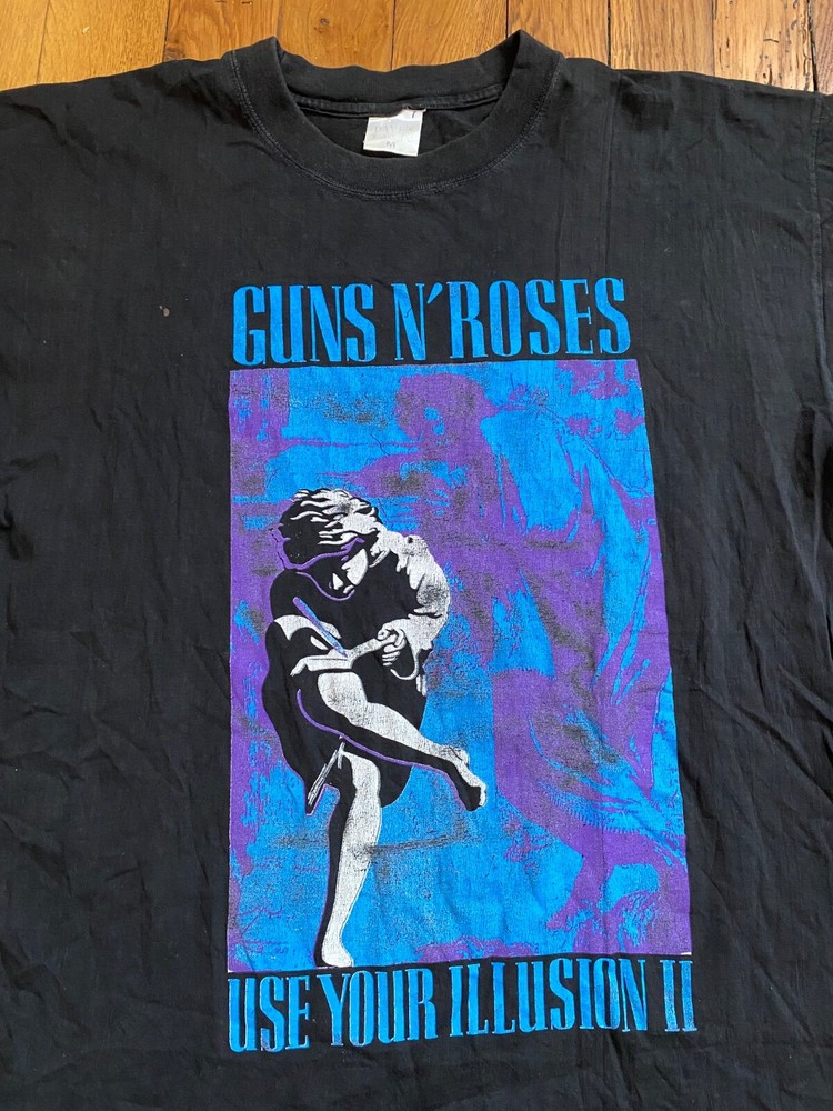 Vintage Guns N’ Roses 1991 Shirt M Single Stitch Use Your Illusion II